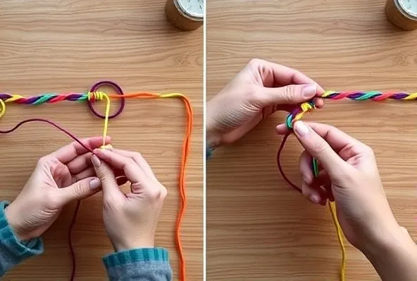 Basic Scoubidous Knot